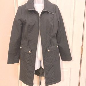 Black trench/rain coat